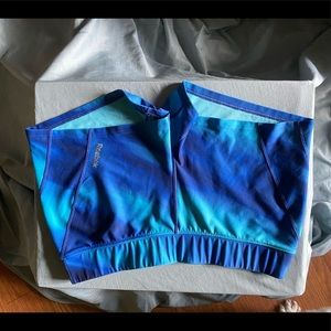Blue Reebok Yoga Shorts